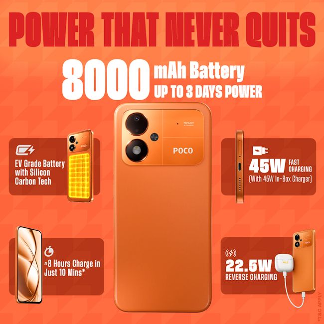 Poco M8 Power battery details showcased