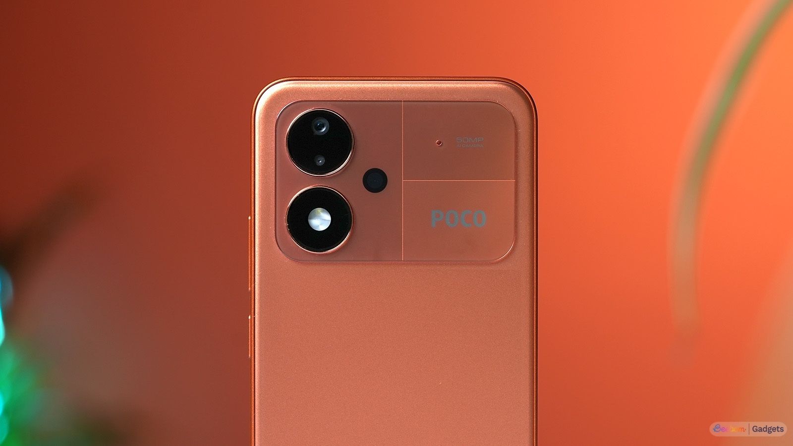 Poco M8 Power camera module close up Poco M8 Power camera module close up