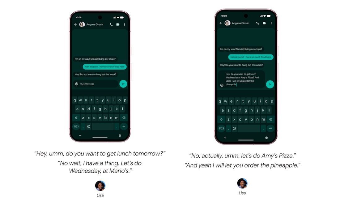 Google Pixel Rambler Feature in action