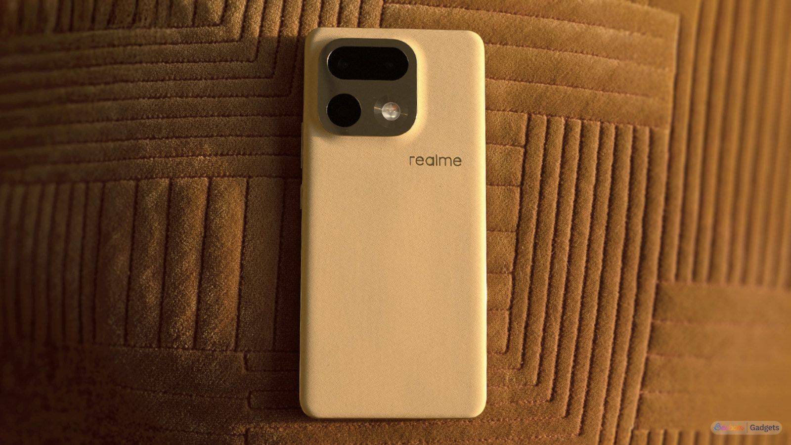 Realme 16 Pro+ smartphone from the back Realme 16 Pro+ smartphone from the back