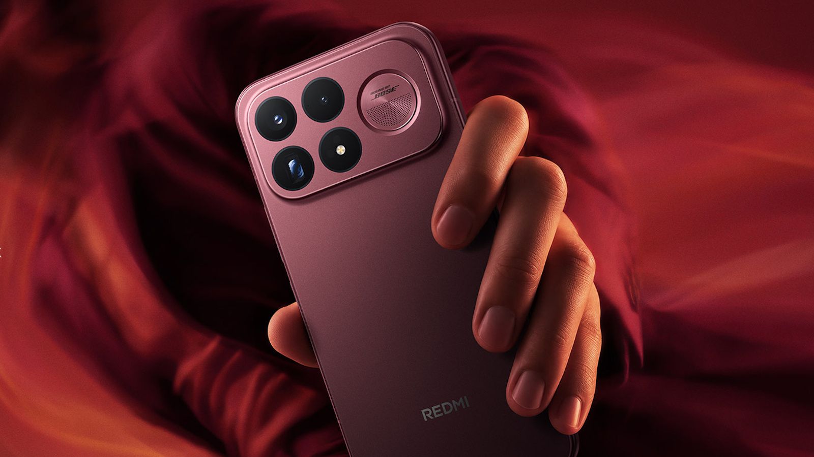 Redmi K100 Pro Max design showcased while it's in hand Redmi K100 Pro Max design showcased while it's in hand