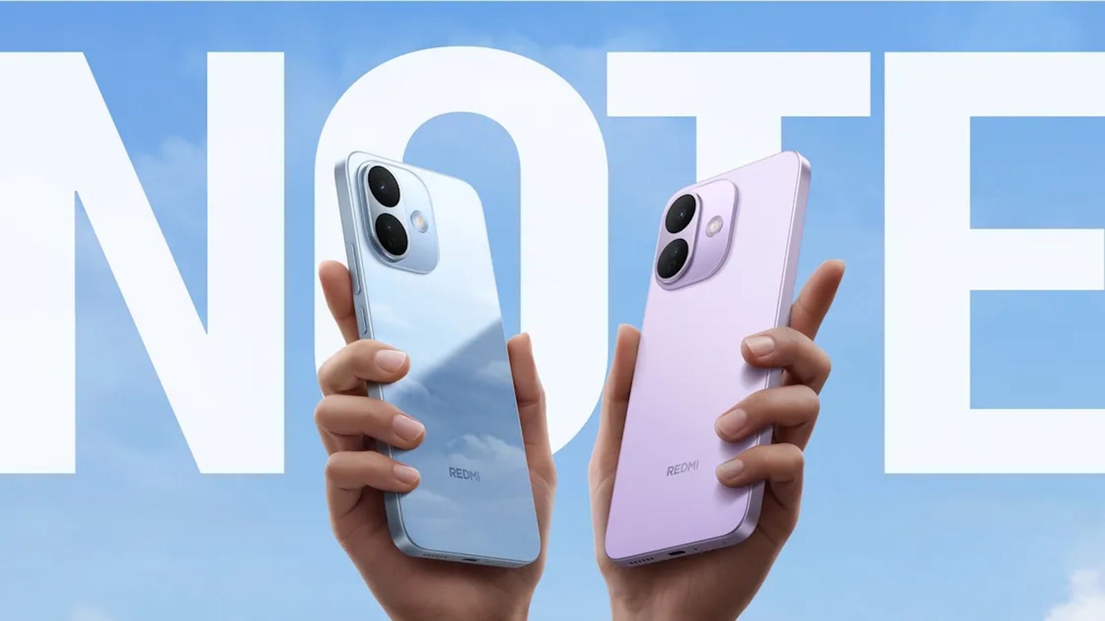 Redmi Note 17 back design and colourways showcased