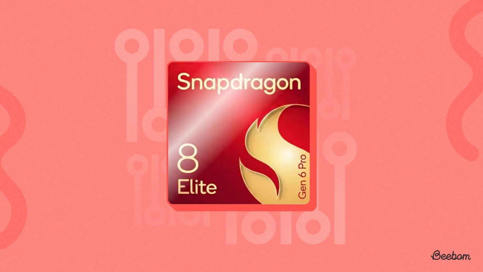 snapdragon 8 elite gen 6 pro banner image, slightly red background snapdragon 8 elite gen 6 pro banner image, slightly red background