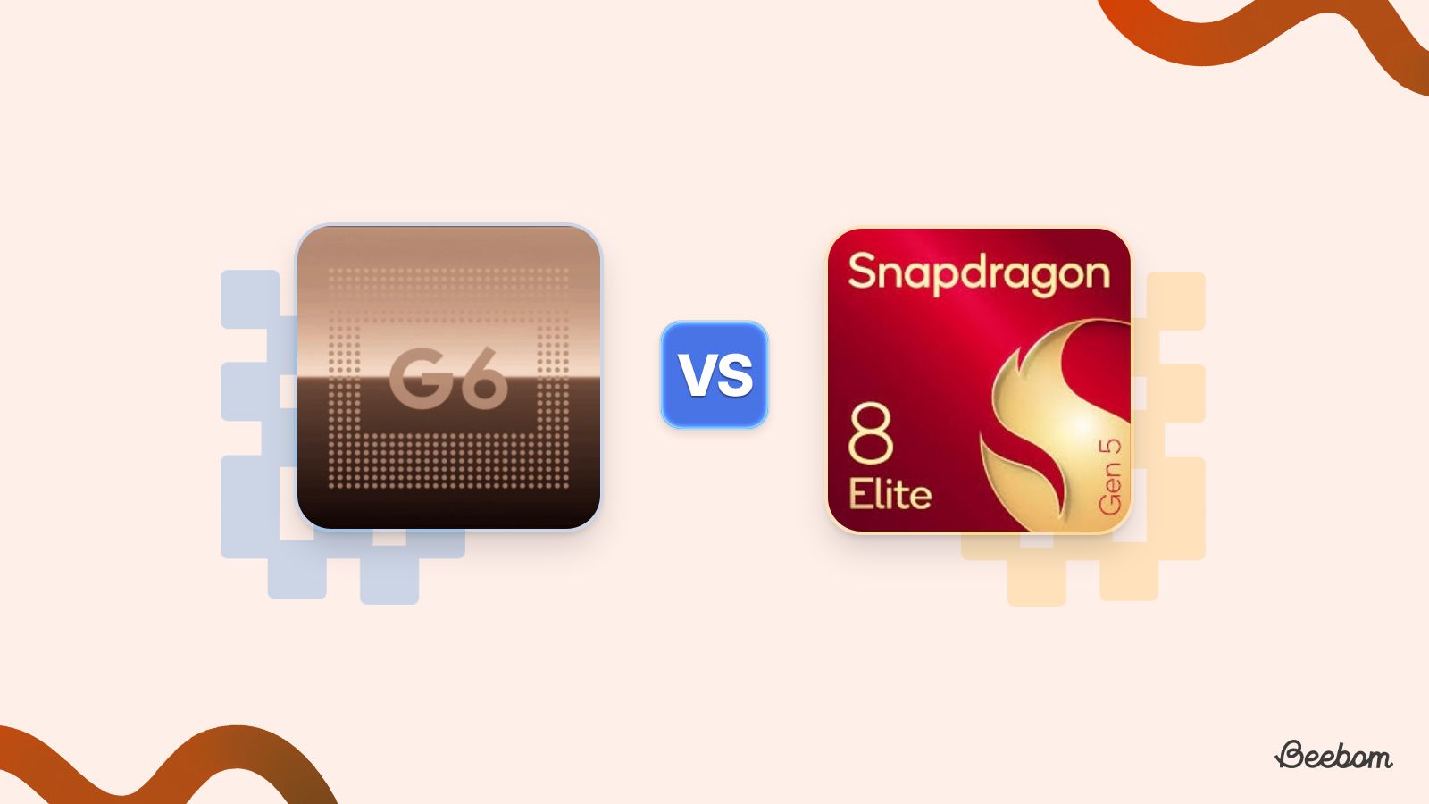 benchmark comparison between tensor g6 vs snapdragon 8 elite gen 5