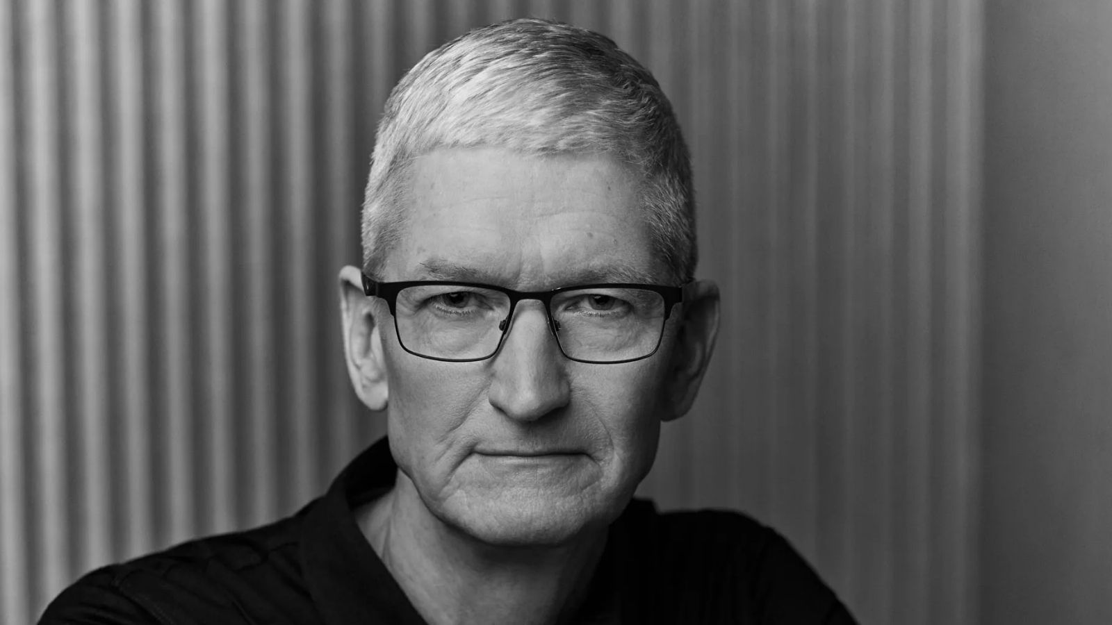 Tim Cook pic in black and white Tim Cook pic in black and white
