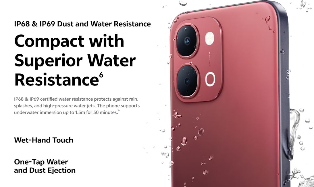 Vivo Y31t 5G ip ratings showcased