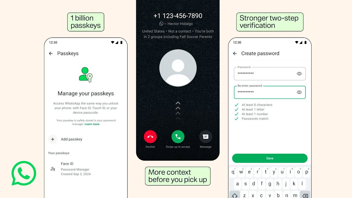 WhatsApp new security features showcased