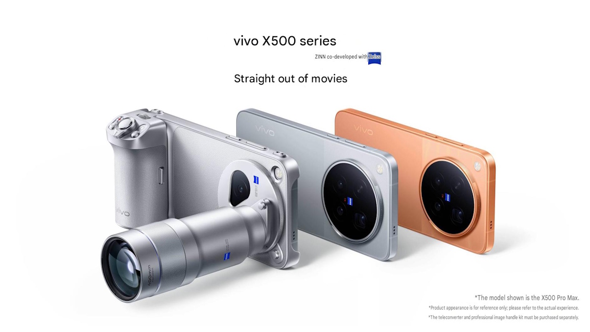 Vivo X500 Pro Max official design revealed
