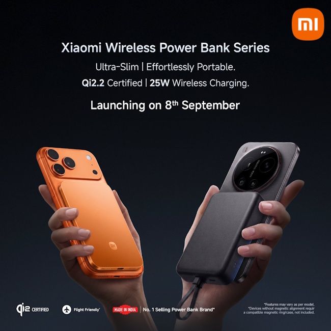 Xiaomi UltraThin Magnetic Power Bank 5,000mAh and Xiaomi Magnetic Power Bank 10,000mAh 45W