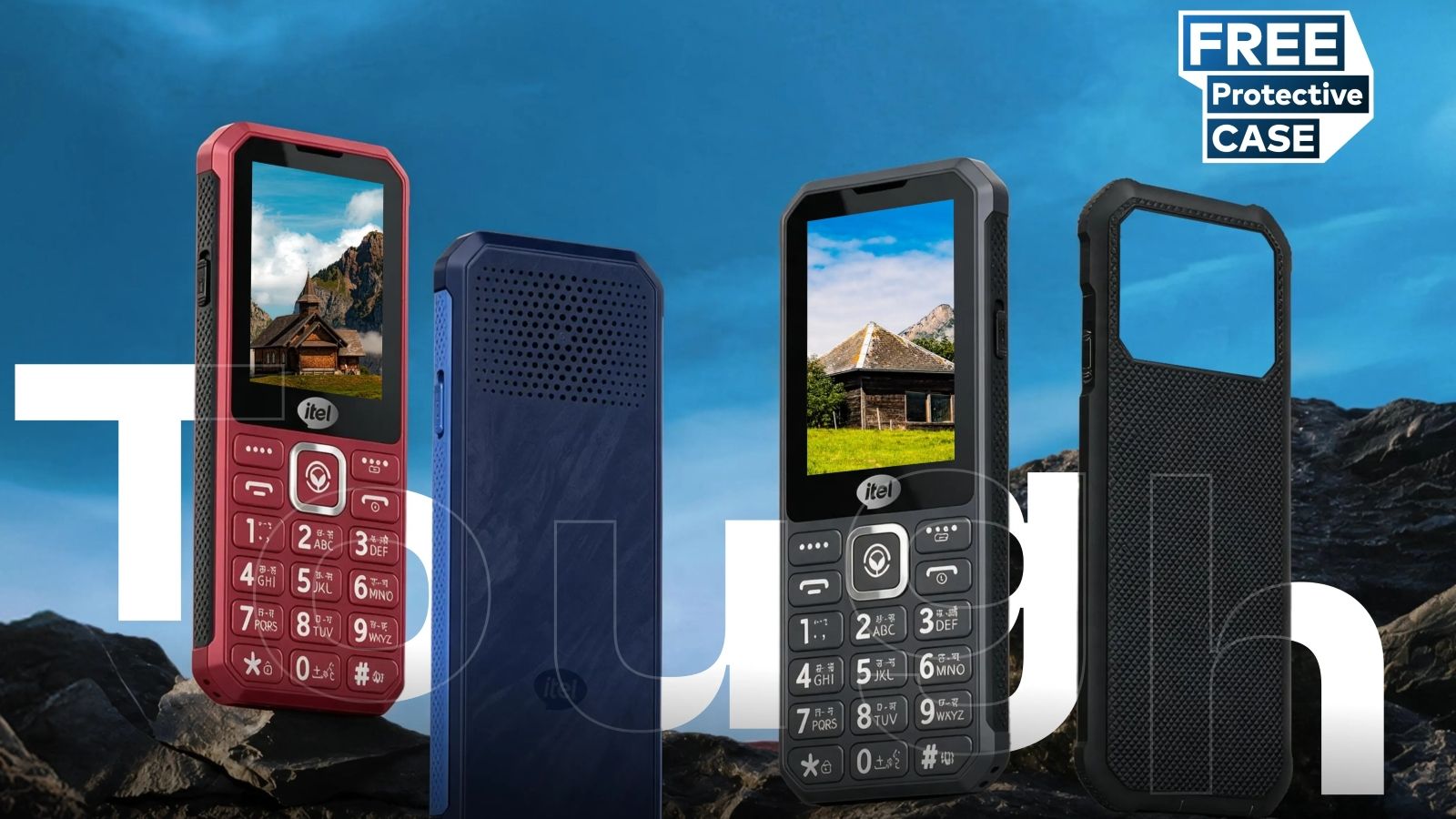 Itel Tough Launched in India Under Rs 1,500 with an Agri Button and a Rugged Build thumbnail Itel Tough Launched in India Under Rs 1,500 with an Agri Button and a Rugged Build thumbnail