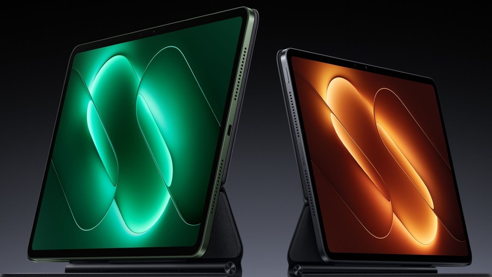 Xiaomi Pad 9 and Pad 9 Pro from the front