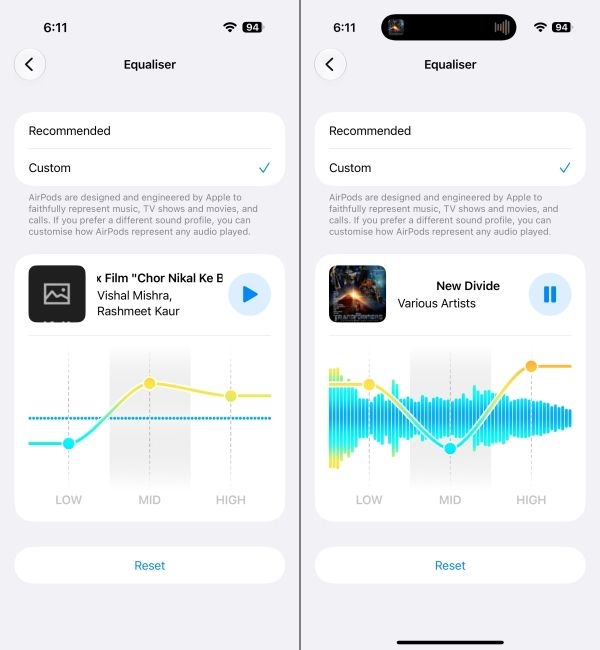 AirPods EQ Settings in iOS 27 