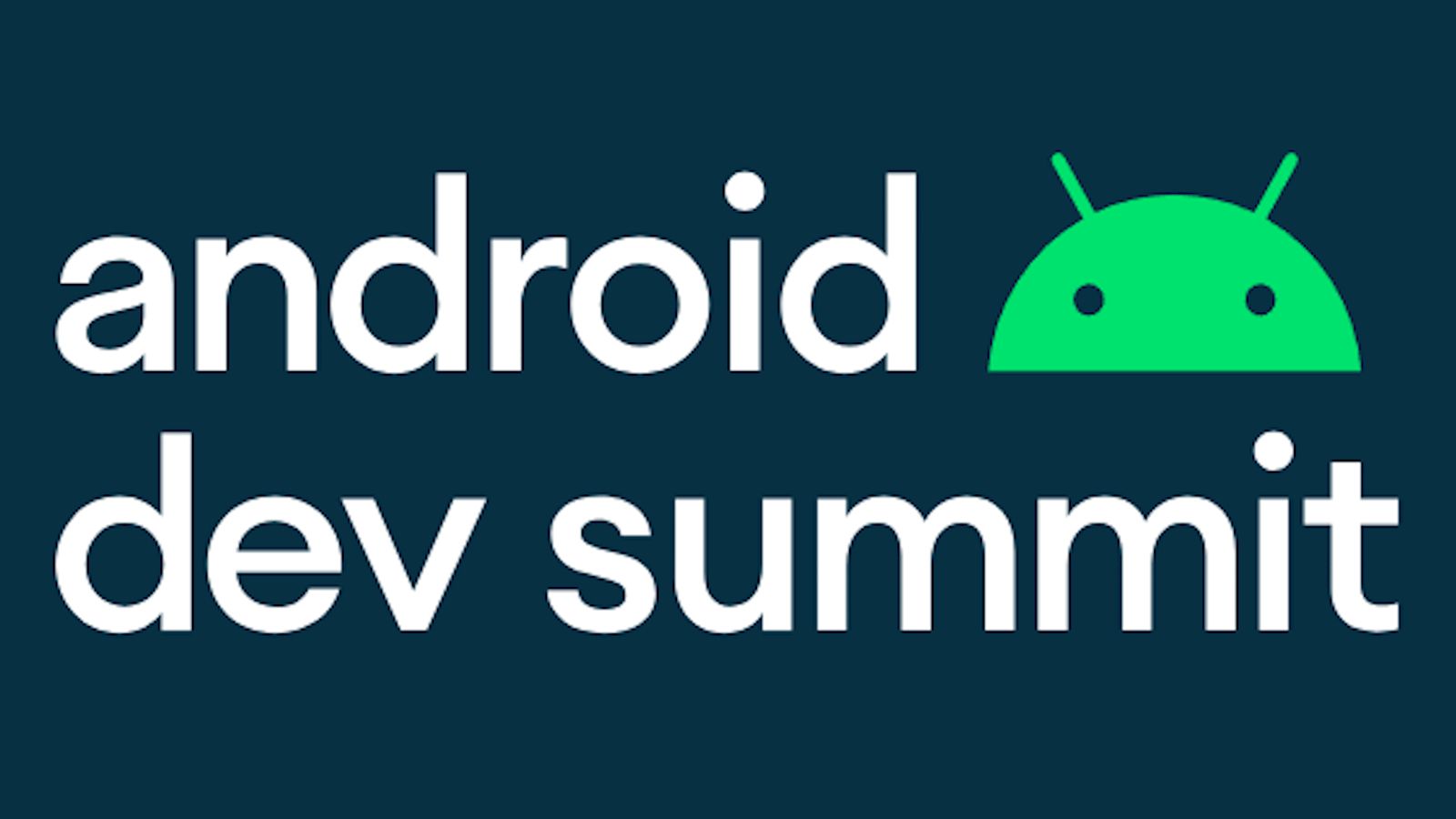Android Dev Summit banner image