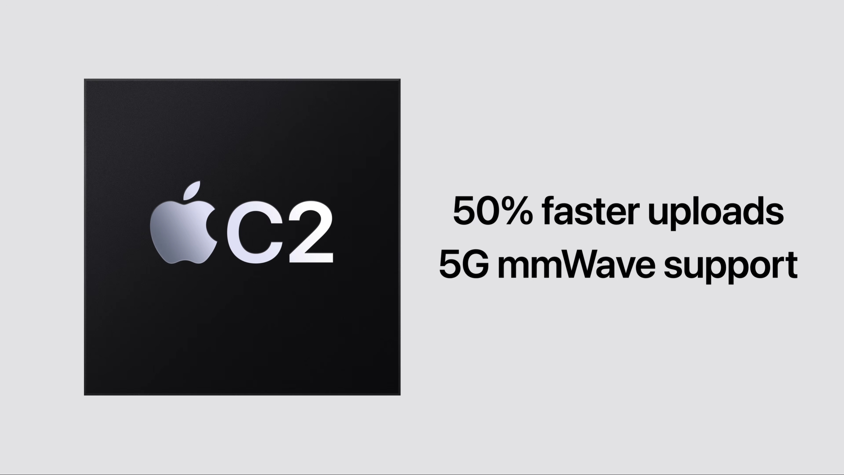 Apple C2 modem chip overview 