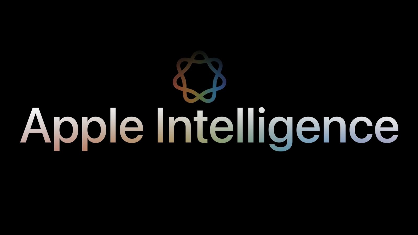 Apple Intelligence font and logo Apple Intelligence font and logo