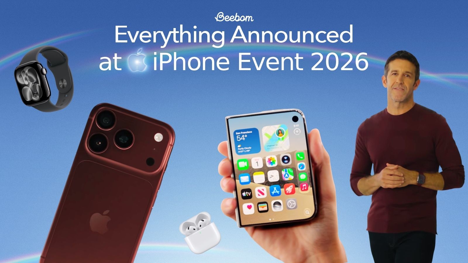 Everything Announced at Apple Event 2026: iPhone Duo, iPhone 18 Pro, AirPods 5, Watch and More thumbnail