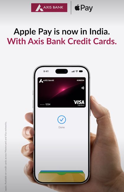 Apple Pay live in India with Axis Bank