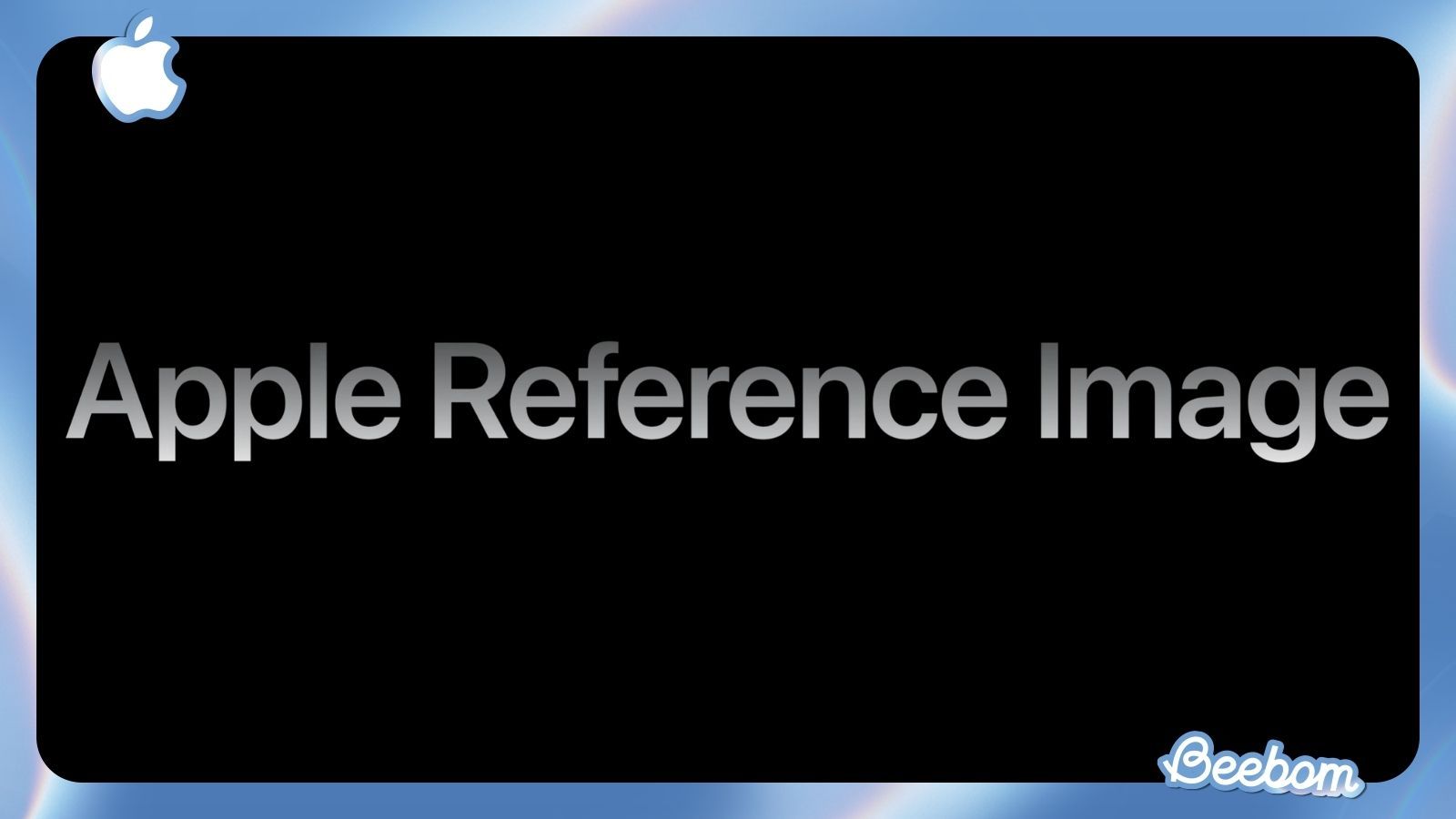 Apple Reference Image