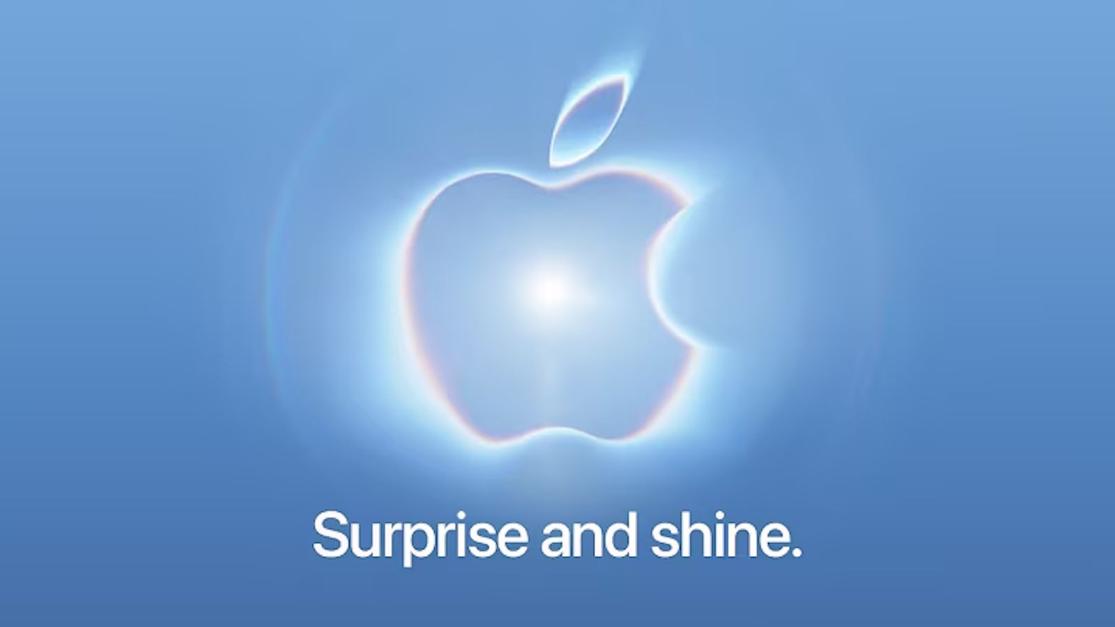 Apple Surprise and Shine launch event livestream banner image