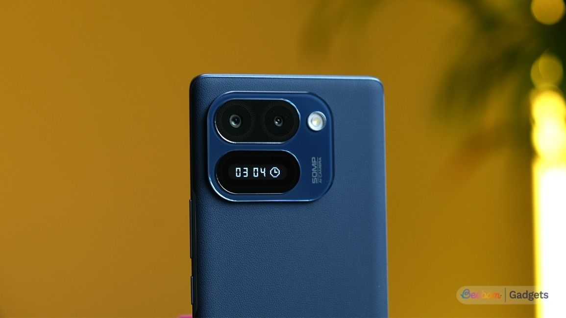 Close up of the Lava Virat Curve camera module