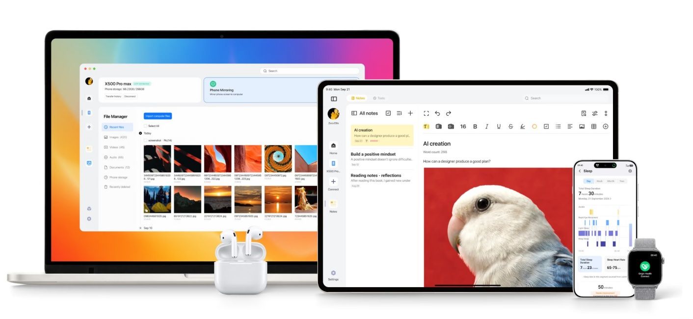 Cross compatibility with Apple devices on OriginOS 7