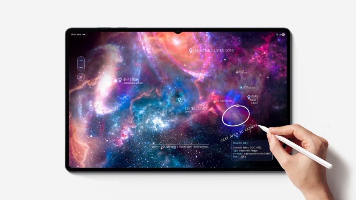 Galaxy Tab S12 Ultra display overview Galaxy Tab S12 Ultra display overview
