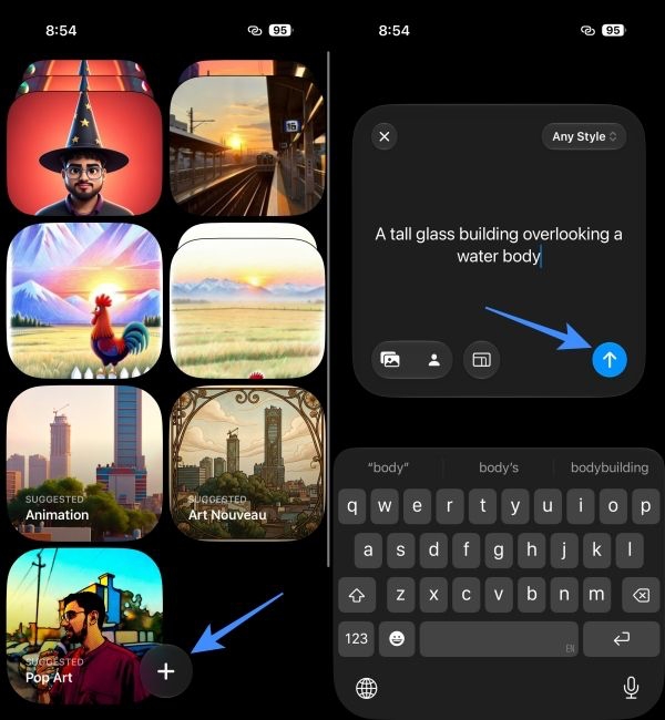 Generate AI wallpapers on iOS 27 