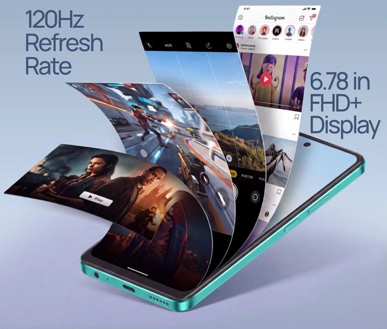 HMD Vibe 2 Pro display from the front