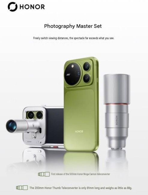 Honor Magic 9 series with photography kit Honor Magic 9 series with photography kit