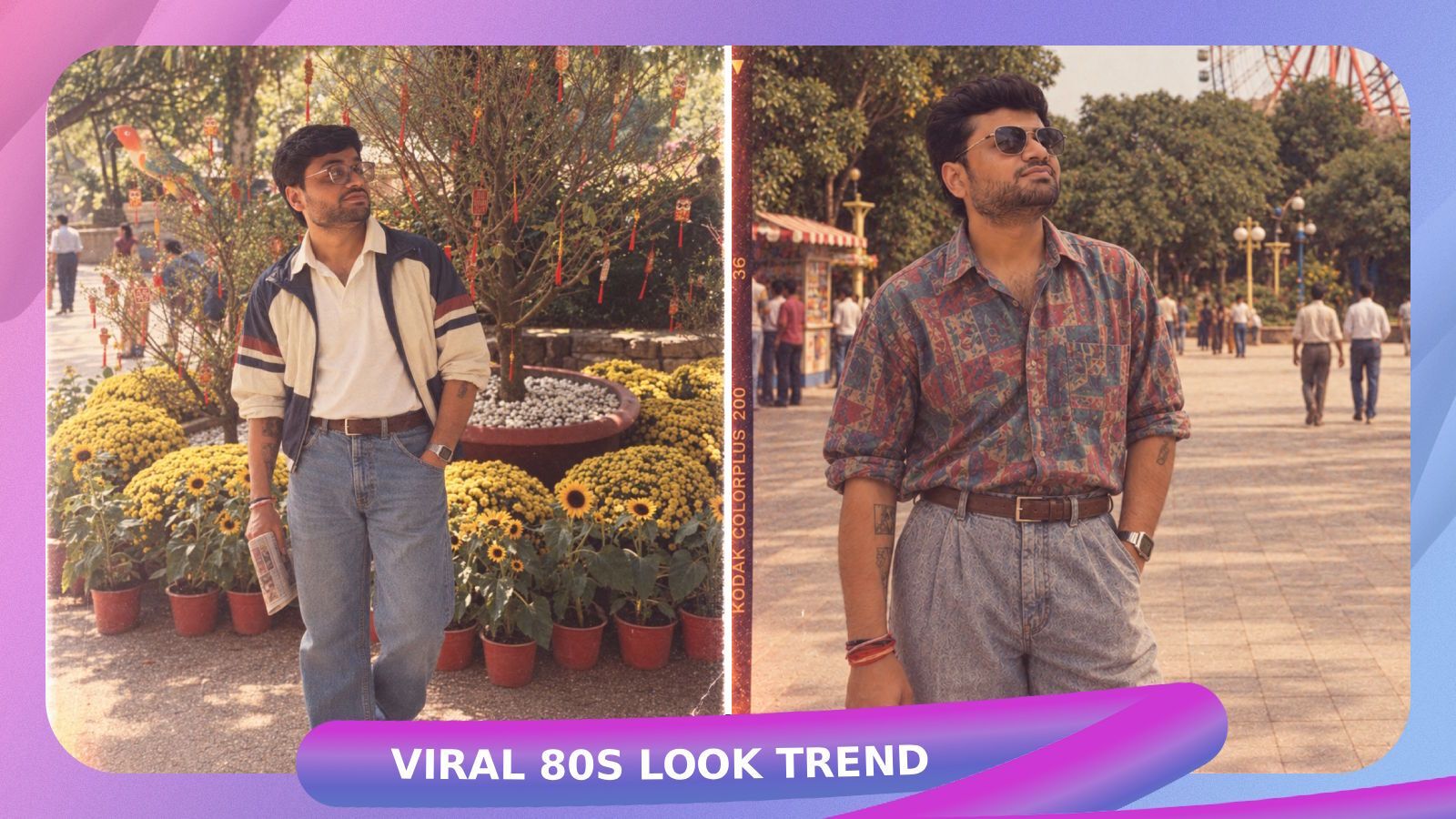 Image shows viral 80s look trend in ChatGPT Image shows viral 80s look trend in ChatGPT