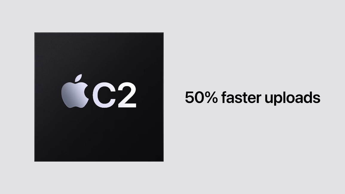 Apple C2 5G modem
