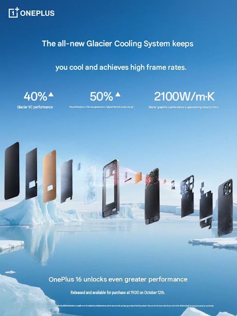 OnePlus 16 vapour chamber cooling technology showcased OnePlus 16 vapour chamber cooling technology showcased
