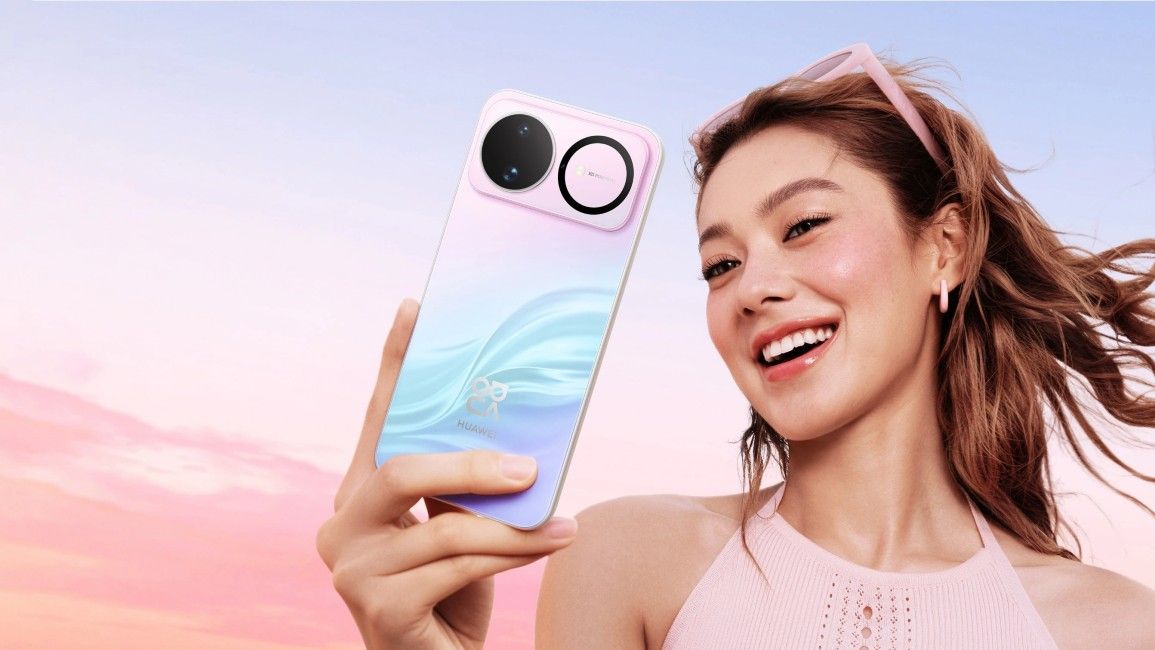 shot of the Huawei Nova 16s showing the camera plateau shot of the Huawei Nova 16s showing the camera plateau