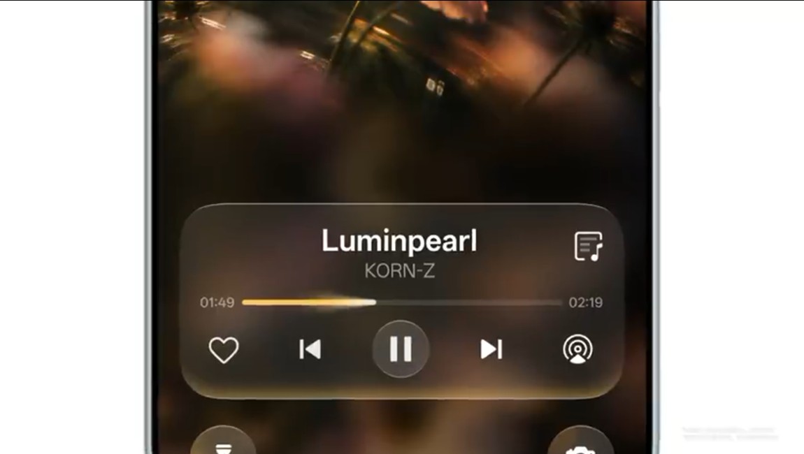 ColorOS 17 new lock screen media player with lyrics option
