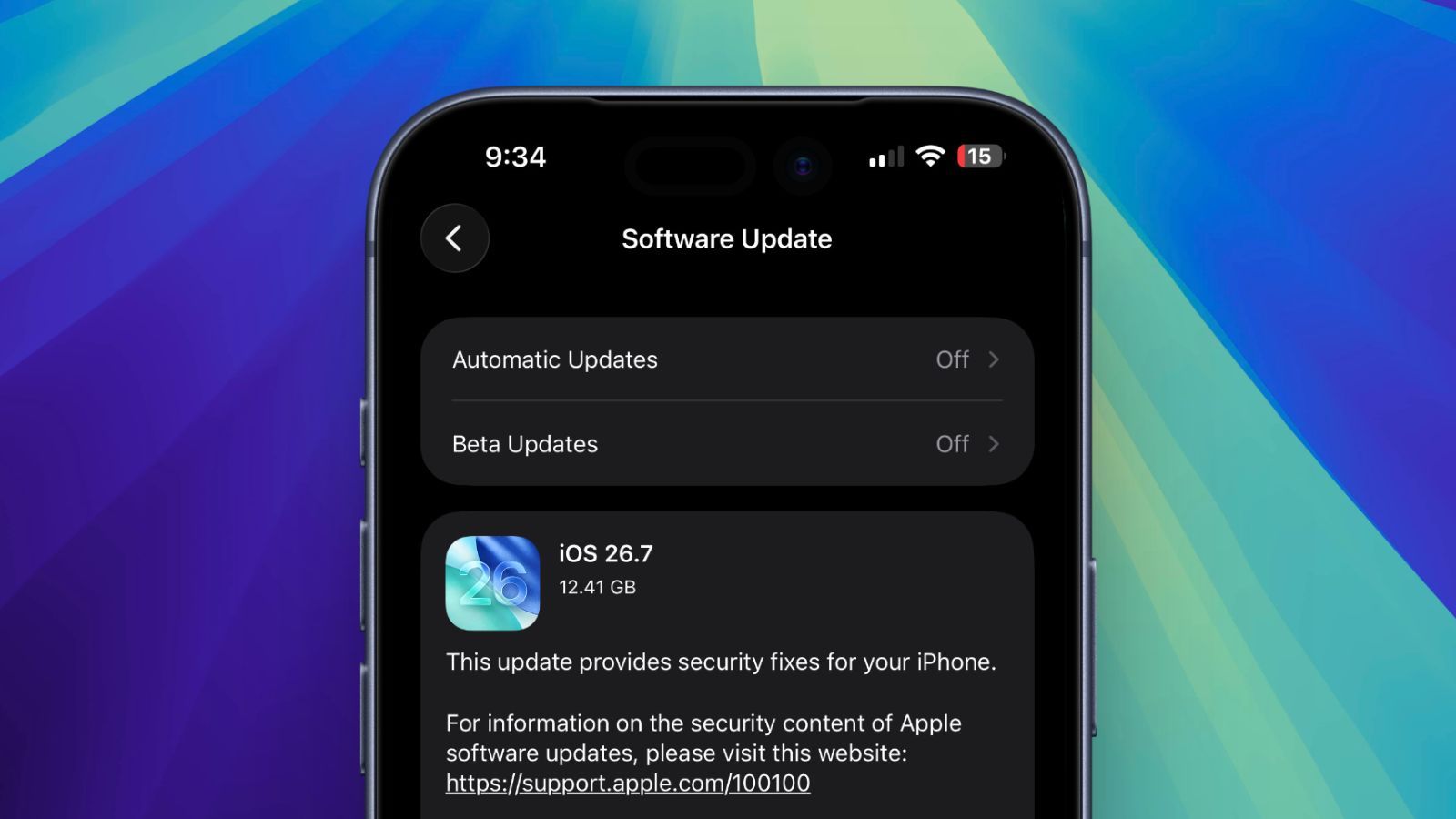 iOS 26.7 update rolling out to iPhones iOS 26.7 update rolling out to iPhones