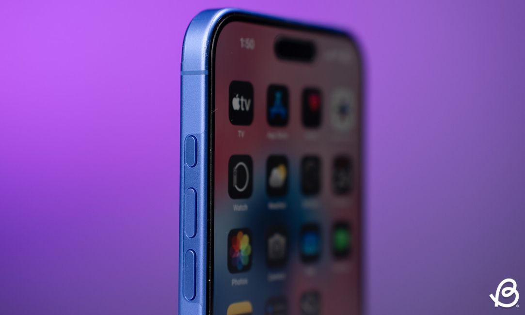 iPhone 16 Plus Action button close up
