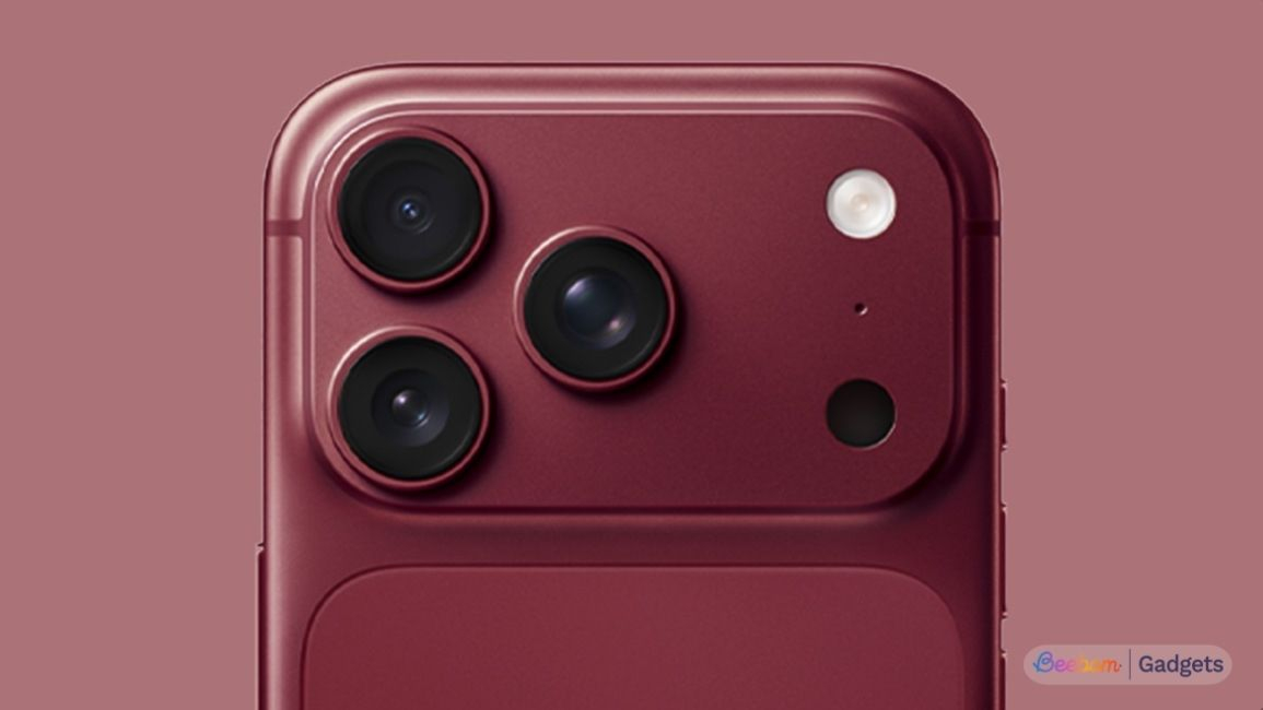 iPhone 18 Pro from the back in red colourway