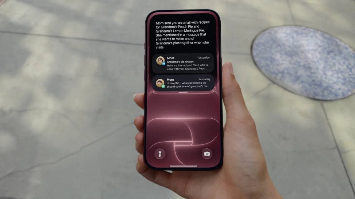 iphone 18 pro showing siri ai screen iphone 18 pro showing siri ai screen