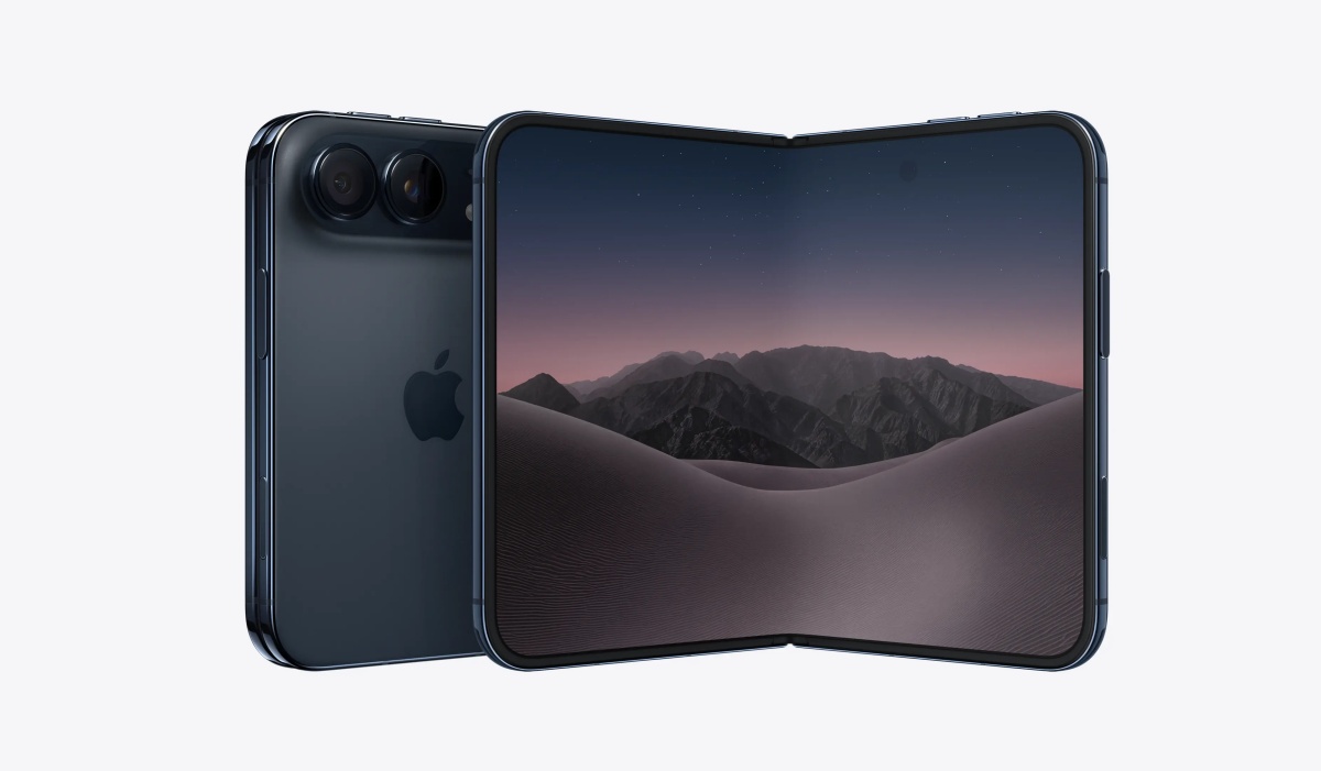 Illustration of iPhone Duo in Night Sky colour