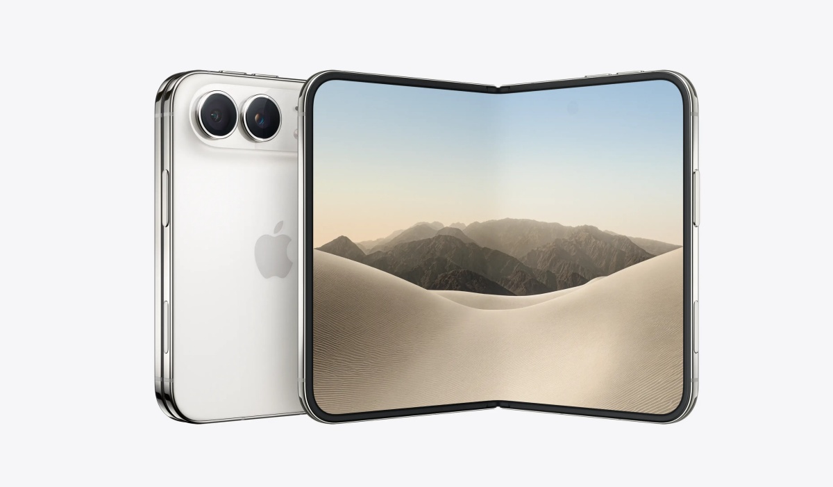 Illustration of iPhone Duo in Star White colour