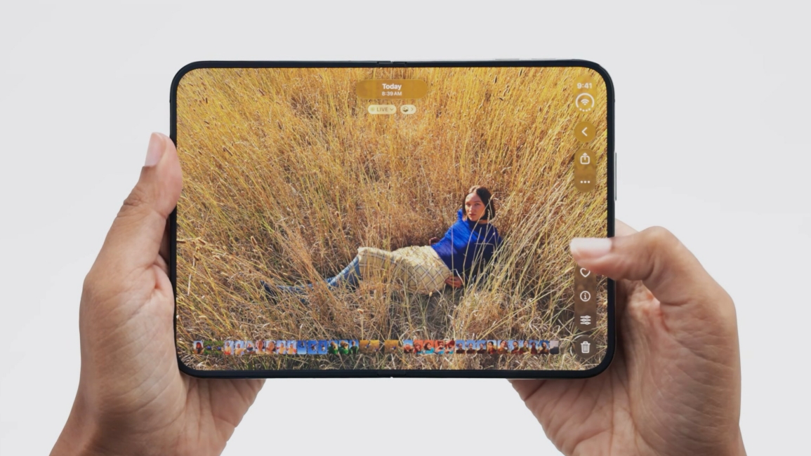 iPhone Duo main foldable display showcase