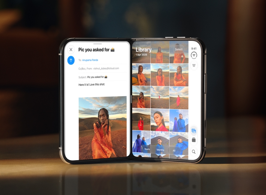 shot of the iPhone Duo showing the Photos app in action