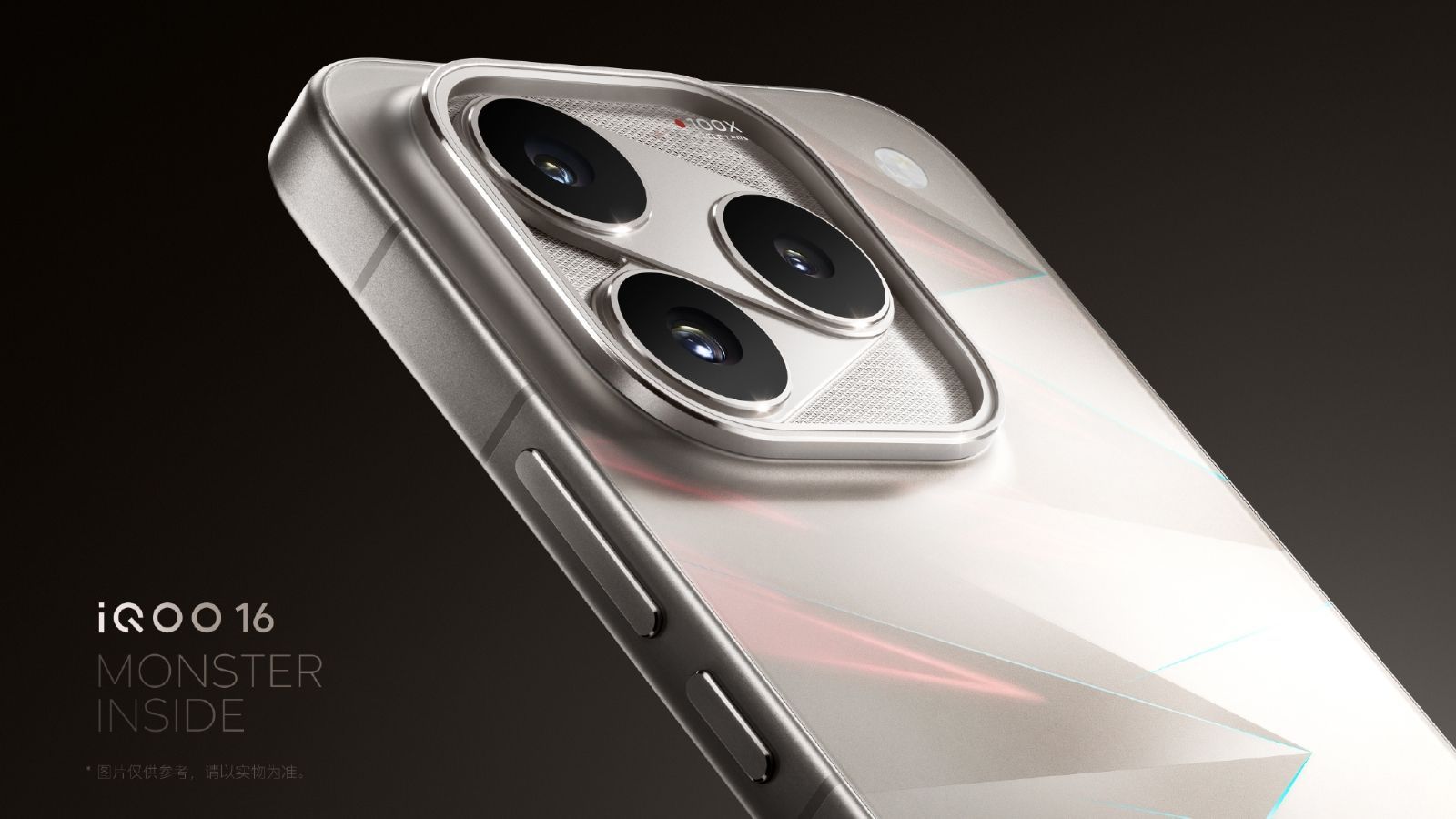 iQOO 16 back design showcased