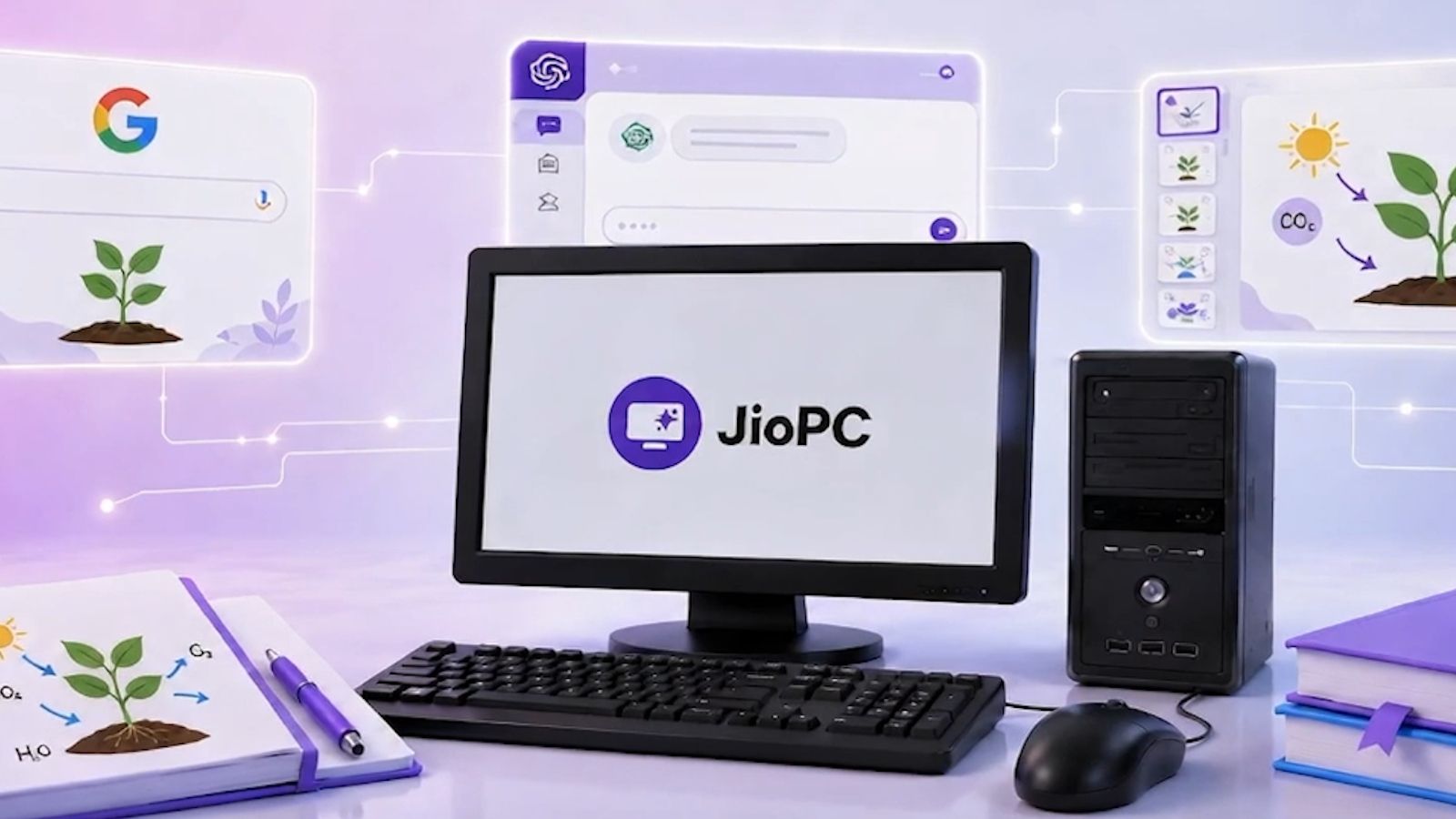 Reliance JioPC setup showcased Reliance JioPC setup showcased