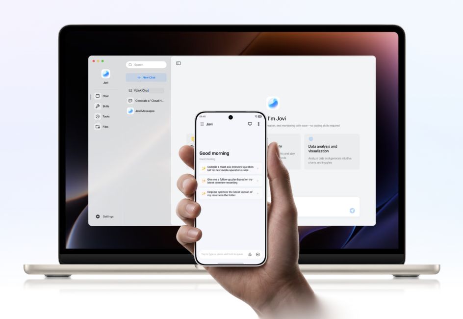 Vivo OriginOS 7 Jovi assistant transfer between PC and phone