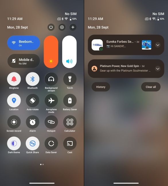 Lava Neo UI control centre overview Lava Neo UI control centre overview