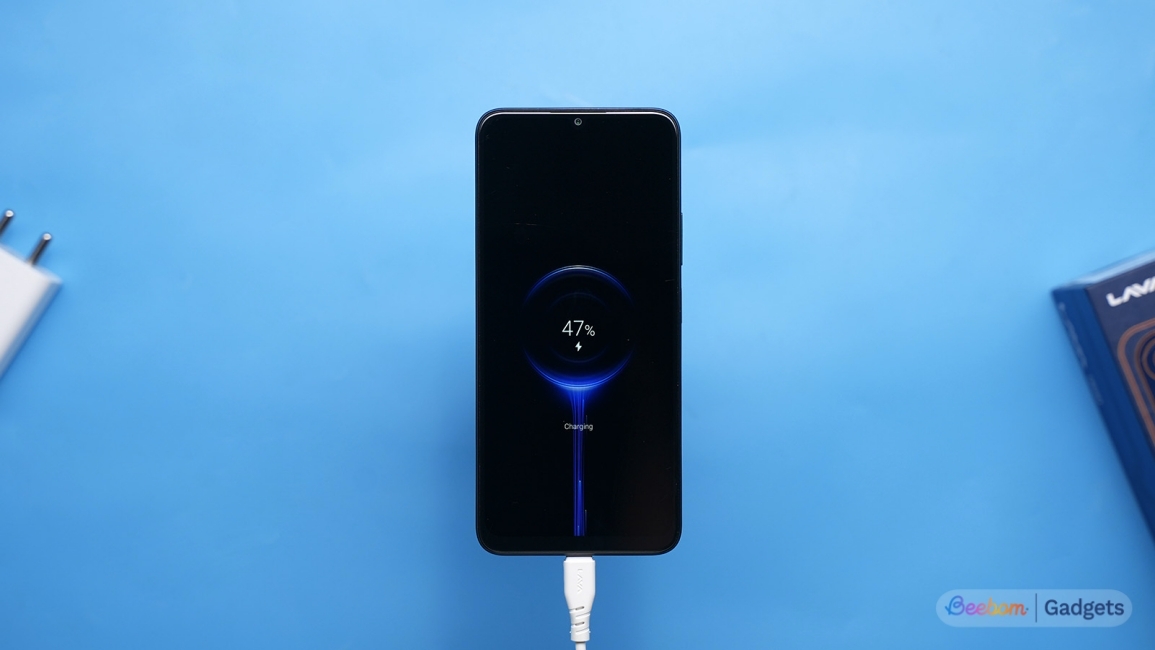 Lava Virat V1 Pro 5G charging animation