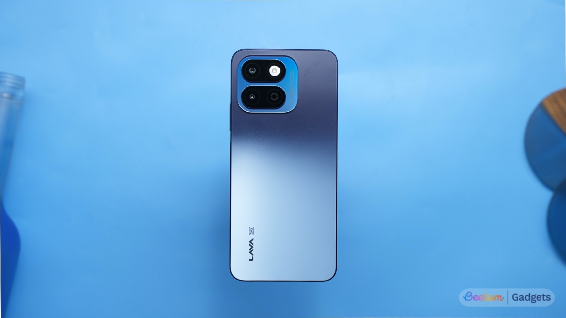 Lava Virat V1 Pro 5G design from the back 