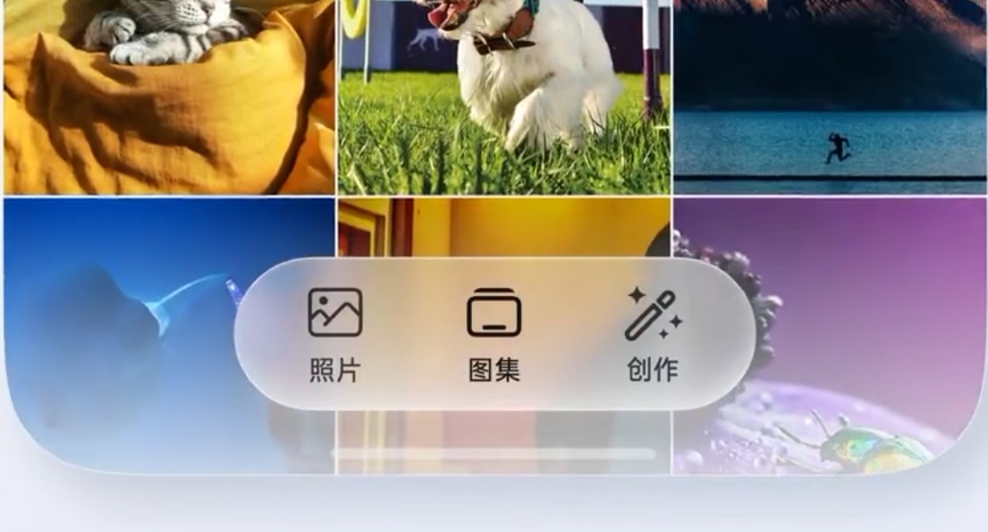 Liquid Glass like effects in ColorOS gallery app