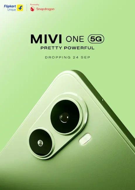Mivi One 5G launch date in India and back design showcased in green